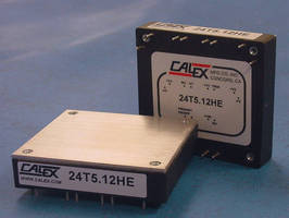 Triple Output DC/DC Converters provide up to 75 W of power.