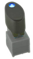 Illuminated Pushbutton Switch offers custom cap options.