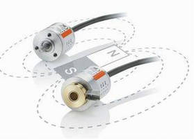 Incremental Magnetic Encoders have miniature 24 mm dia housing.