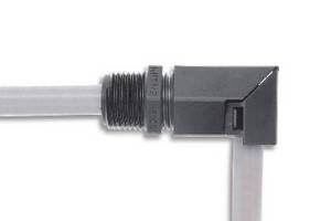 Right Angle Cord Grips offer liquid-tight strain relief.