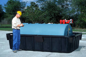 Containment Sump offers 1,100 gal capacity.