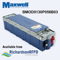 Richardson RFPD Is Now Delivering Maxwell Technologies' Breakthrough Ultracapacitor Solution for UPS Systems