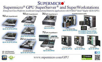 Supermicro® Highlights Expanding Kepler-Based GPU Solutions at NVIDIA GTC Japan