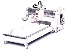 Gantry Router doubles as milling machine.