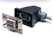 Plug-In Connectors have screw-type lock.