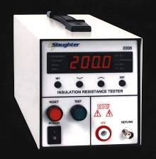 Insulation Resistance Tester measures up to 200 Gigohms.