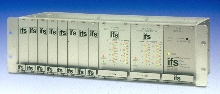Fiber-Optic Multiplexer transmits 16 real-time video channels.