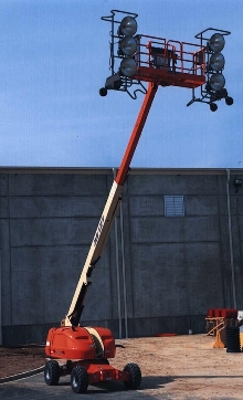 Power System incorporates lighting into boom lifts.