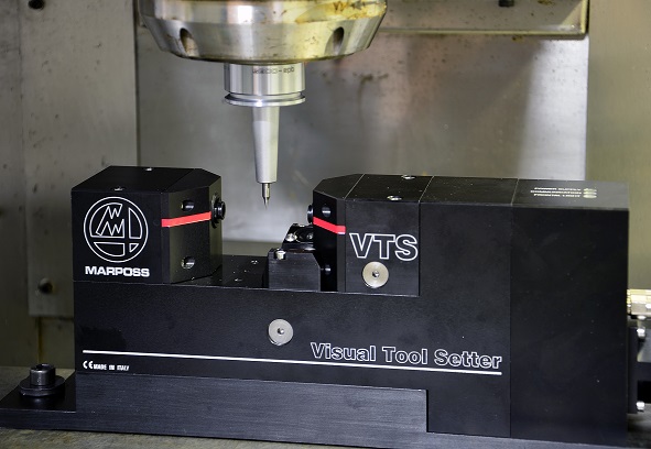 Marposs' visual tool-setting system calculates tool placement and surface quality.