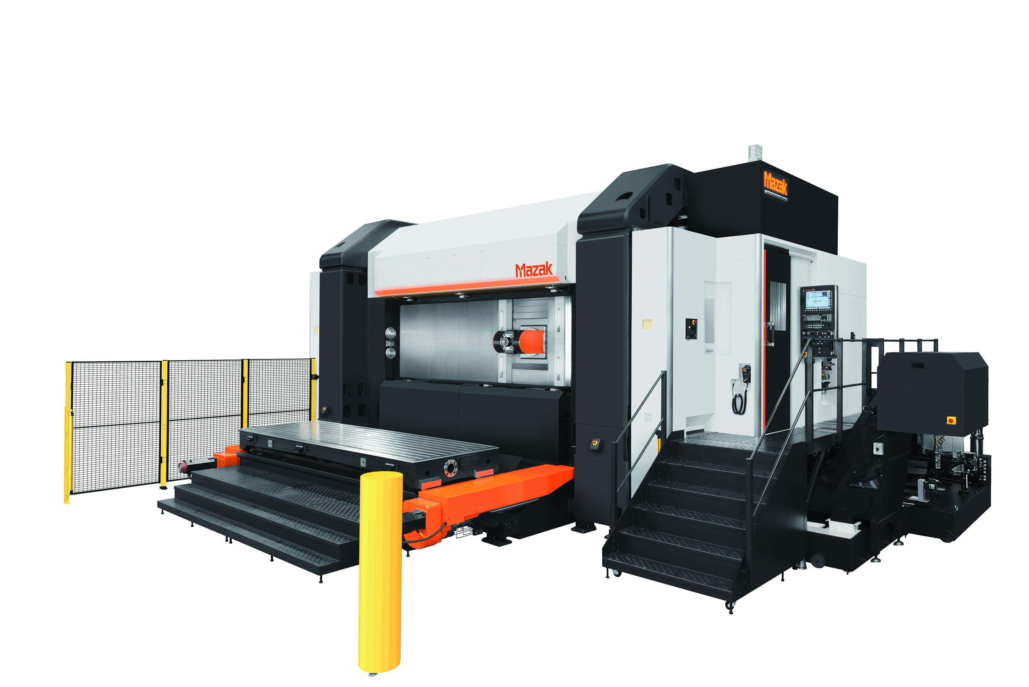 Among the new machining systems Mazak will feature at IMTS is the Vortex Horizontal Profiler 160, a 5-axis machine for large parts.