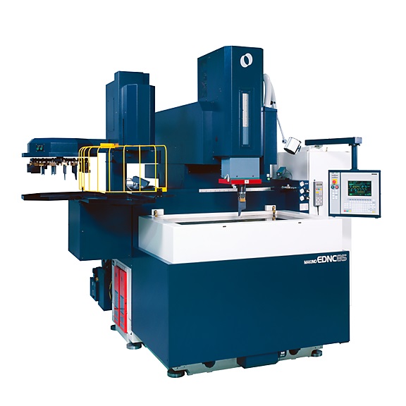 (Photo credit: Makino) Makino's new HS-Rib high-speed Z-axis technology is available on the company's EDNC Series sinker machines for large parts.