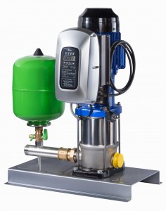 The Hya-Solo EV pressure-boosting system from KSB maintains constant pump pressure.